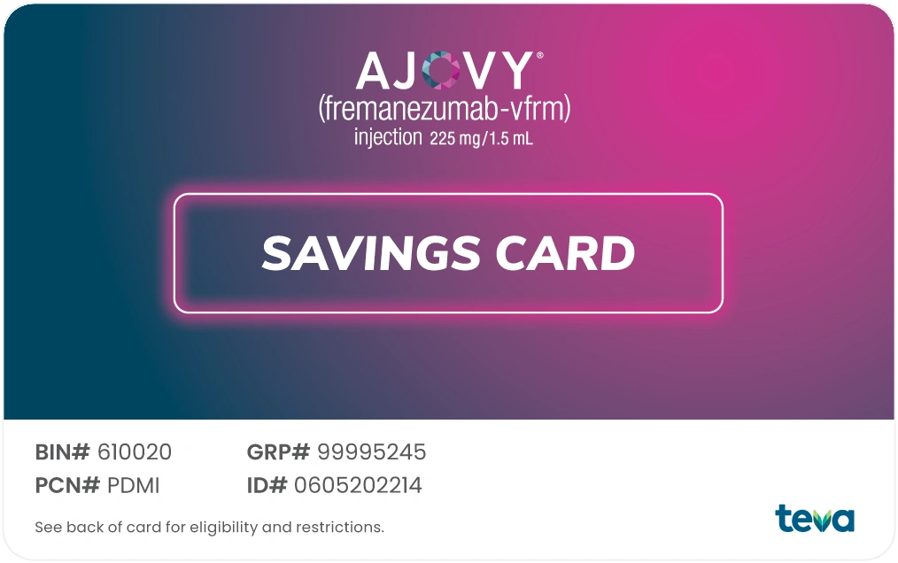 AJOVY savings card